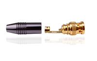 Câble coaxial audio RASANTEK 75 Ohm en cuivre pur plaqué or avec boîtier en laiton, connecteur mâle Q9 BNC, pour soudure, vidéo DIY C003 500