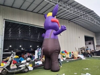 Âne gonflable géant personnalisé, modèle d'animal de ferme gonflable de dessin animé pour les événements promotionnels