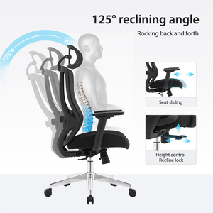 中国モダンデザインハイバック人間工学メッシュ回転オフィスチェアエグゼクティブSillas De Oficinaコンピュータチェアテーブルオフィス用 - Product Image 5