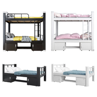 Lit de jeu électronique au design moderne pour chambre à coucher, hôtel, dortoir, hôpital, fabriqué en métal durable