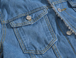 Giacca di jeans tinta unita alla moda RNSHANGER cappotto caldo Casual da uomo giacca <span class=keywords><strong>S</strong></span>-6XL taglie forti di alta qualità - Product Image 5