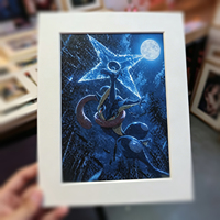 YQ Wholesale Collection de Planches d'Art Pokémon, Cartes Acryliques, Boîtes Mystères, Fan Art, Boîte de Boosters de Cartes à Collectionner, Jeu de Société