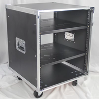 Flight Case en aluminium 4U 6U 8U 10U 12U 14U 16U 20U Portable pour amplificateur audiovisuel Flight Shipping Case