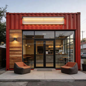 Contenedor Expandible de Acero para Cafetería/Tienda Portátil para Uso en Hoteles con Diseño Moderno - Product Image 1