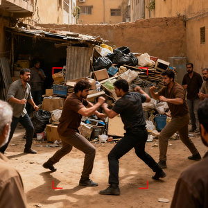 Thời gian thực báo động đối tượng tổ chức sự kiện con người ở lại chạy chiến đấu phát hiện thông minh thành phố tương thích NVR Mạng Máy ảnh 10 mặt trăng - Product Image 1