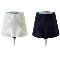 Lampe de table LED moderne rechargeable à commande tactile, design dôme, éclairage d'ambiance en forme de bouteille de vin pour restaurant et bar