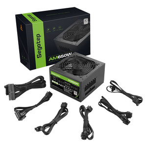 100% ของแท้เซโกเท็ปพาวเวอร์ซัพพลาย 650W เดสก์ท็อปคอมพิวเตอร์โฮสต์แชสซีรับประกัน 3 ปี AM650W สีขาวยี่ห้อซับโมดูลพาวเวอร์ซัพพลาย - Product Image 1