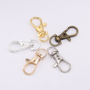 Metal <b>Key</b> <b>Chain</b> 32x14mm Zinc Alloy Round Hard-Wearing For DIY Dog Fish Luggage Pendant Business Gift - Product Image 2