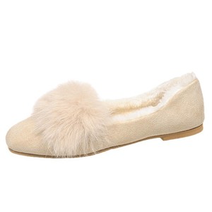 Pantuflas de Forro Polar para Mujer, Calzado de Invierno 2025, Nuevas, Cálidas, de Suela Gruesa, Doble Capa de Lana y Algodón - Product Image 1