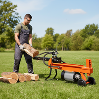Fendeuse de bûches cinétique électrique certifiée CE 110-240V 7 tonnes 300 mm, machine forestière pour déchiqueteuse de bois domestique