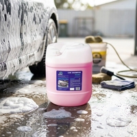 Détergent de lavage auto rose et bleu pour nettoyage en profondeur, shampoing auto moussant riche, 20 litres pour l'entretien automobile
