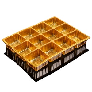 Hot Sale Disposable Clear PP Mooncake <strong>Plastic</strong> Blister <strong>Tray</strong> Food Grade for Bakery <strong>Dessert</strong> Packaging Recyclable - Product Image 2
