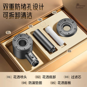 Filtro a risparmio idrico ad alta pressione testa doccia Extra filtro di ricambio per la bassa pressione dell'acqua a casa <span class=keywords><strong>soffione</strong></span> doccia - Product Image 2