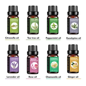 Pure Organic Aromatic Essential Oil Gift Set 8PCS 10ml Essential Oil