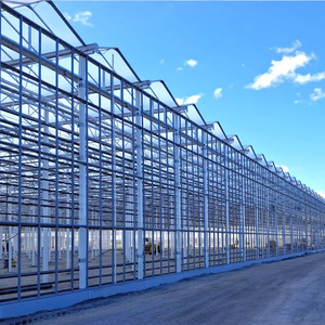 Invernadero de Vidrio Multiusos con Estructura de Acero Galvanizado por Inmersión en Caliente, de Alta Resistencia, con Control Climático Inteligente y Alta Transmitancia de Luz - Product Image 1