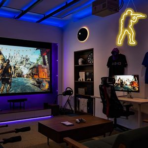 Counter Strike CS Letreros Neon LED indoor hanging ambient light shop <b>sign</b> wall decoration light entrance indicator light 5V 12V - Product Image 3