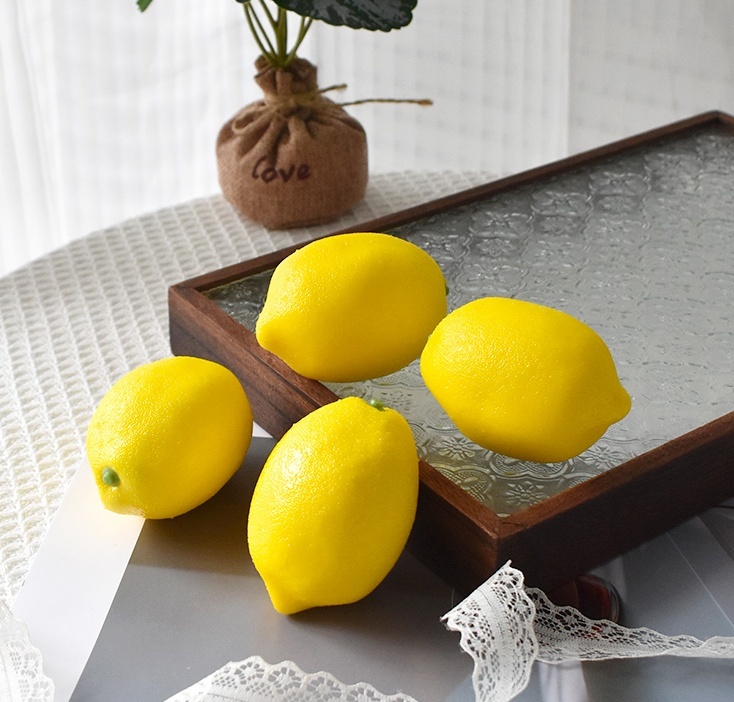 Citron jaune 7,5*5 cm