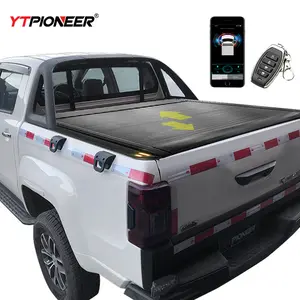 YTPIONEER Latest Pickup Accessories Retractable Multiple Control Truck Bed Cover Aluminum Waterproof Tonneau Cover For Ford-150