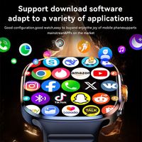 Montre connectée 5G M99 grand écran, jeux, appels téléphoniques, appels Bluetooth, Deepseek, YouTube, TikTok, carte SIM 4G 5G