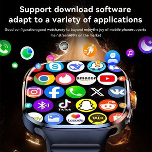 Montre connectée 5G M99 grand écran, jeux, appels téléphoniques, appels Bluetooth, Deepseek, YouTube, <span class=keywords><strong>TikTok</strong></span>, carte SIM 4G 5G - Product Image 3