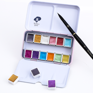 Rubens – Bloc de 48 aquarelles solides nacrées de qualité artistique, emballé individuellement, petit format - Product Image 2