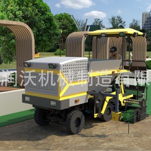 Épandeur de béton hydraulique compact 380 V pour la pose de revêtements perméables - Product Image 1