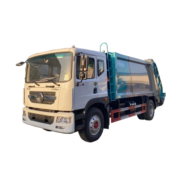 동풍 대형 12-14 m3 압축 쓰레기 트럭 4x2 폐기물 수집 트럭