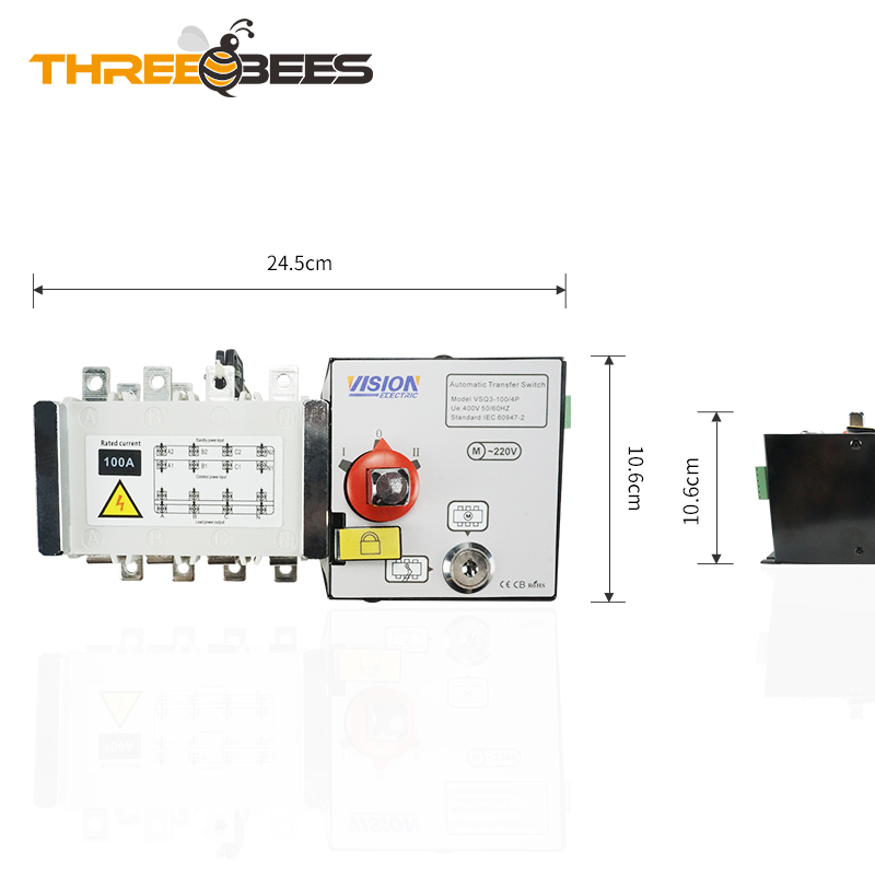 ATS 125A <strong>Generator</strong> <strong>Changeover</strong> <strong>Switch</strong> 125A Automatic Transfer <strong>Switch</strong> 20A 40A 63A 80A 100A 160A 250A <strong>300A</strong> 400A 500A