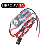 Module abaisseur UBEC 5V 3A/5A/7A/15A BEC 2-12S Lipo avec blindage complet anti-parasitage, alimentation externe en plastique pour avion FPV