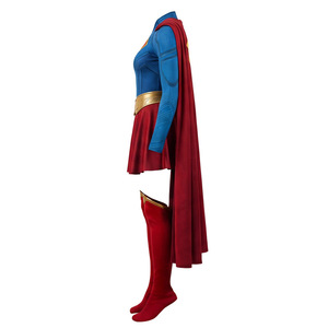 Disfraz de Supermujer para Halloween, Traje de Cosplay para Niñas, Conjunto de Disfraz de Kara Superman, Material Sintético con Relieve, Marca GNGW - Product Image 3