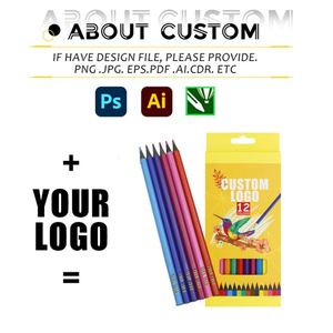 Juego de Lápices de Colores Promocionales para Dibujo, Regalo de Papelería con Logotipo Personalizado - Product Image 3