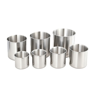Pots en acier inoxydable 304 de haute qualité, personnalisés, estampés, amovibles, tasses en acier inoxydable avec rebords - Product Image 2