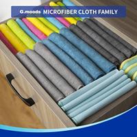 Ensemble de serviettes en microfibre personnalisables avec logo, résistantes à la décoloration, pour salon de coiffure et spa, noires, séchage rapide, pour adultes et usage en barbier