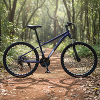 Vélo de montagne VTT personnalisé OEM 24/26 pouces, 7 vitesses, freins à disque, certifié CE, garantie pour adultes