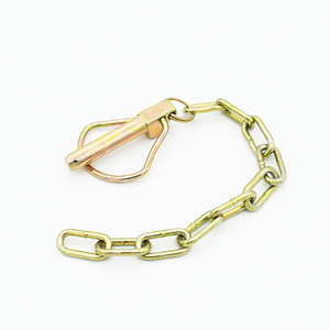 Safety <b>Pin</b> Open End Zinc Plated Q195 Carbon Steel Grade A General Equipment Manufacturing Use - Product Image 1