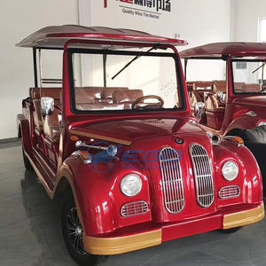 Vehículo Turístico Eléctrico Clásico Retro, Carro de Golf para Hotel, Autobús Eléctrico Vintage para Recorridos Turísticos - Product Image 2