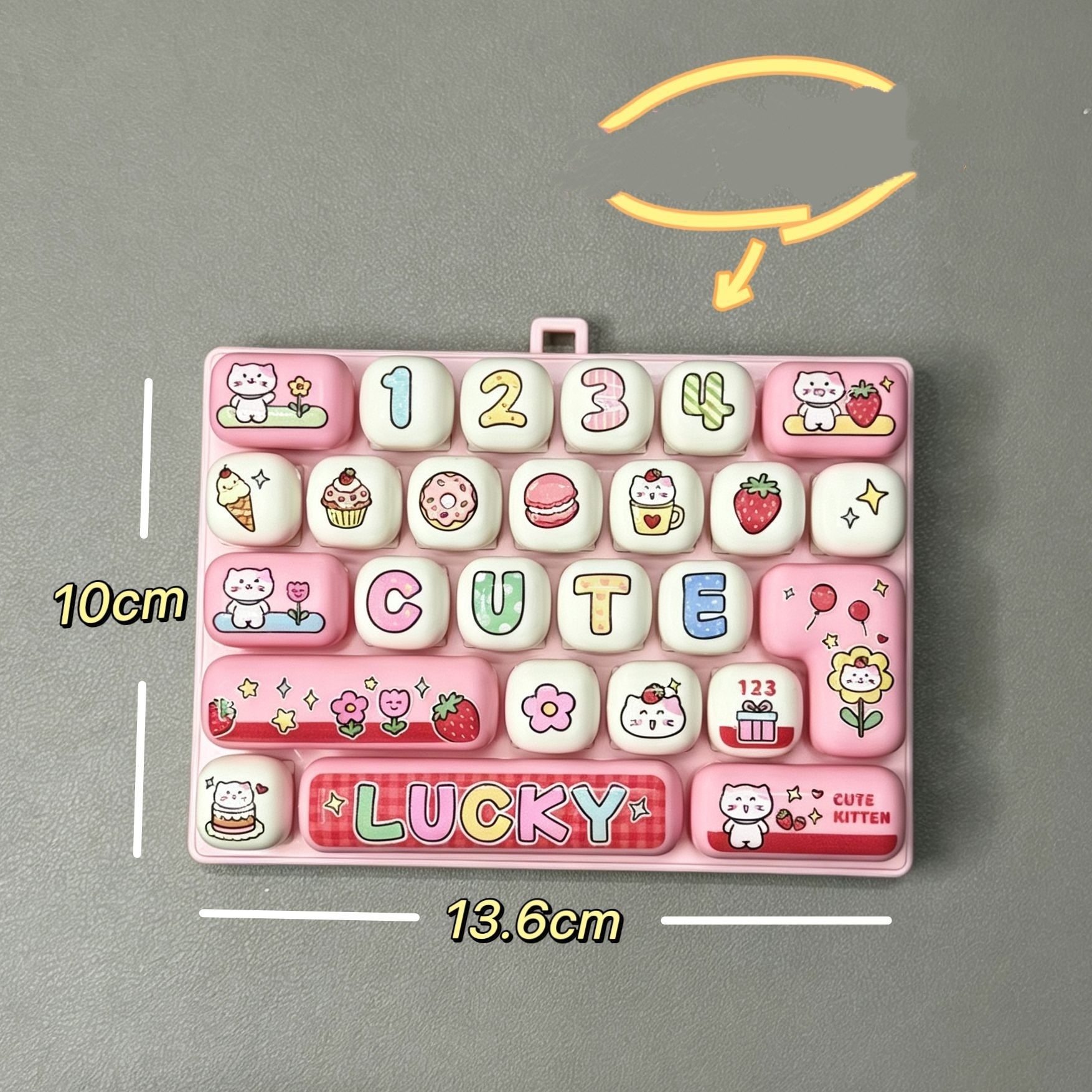 3# With lanyard-13.6*9.7cm138g