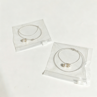Sacs en plastique transparent PE avec fermeture à glissière, petits sacs réutilisables refermables pour l'emballage de bijoux