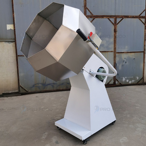 Tambor de Sazonamiento Octagonal de Acero Inoxidable, Máquina Comercial para Sazonar Aperitivos, Equipo de Recubrimiento Rápido en Tambor - Product Image 3