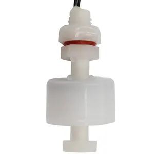 PVDFPTFEテフローニングプラスチック垂直フロートボールレベルスイッチ工業用ポンプ水位送信機