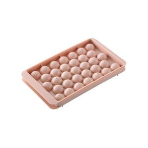 HY Runde Eiswürfelform mit Deckel, Eiskugelform für Gefrierschrank mit Behälter, Mini-Kreis-Eiswürfelform - Product Image 6