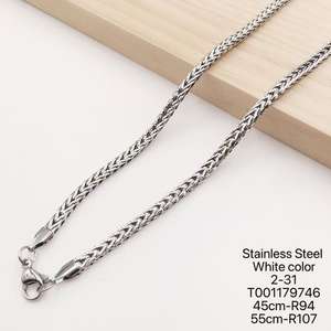 XUPING perhiasan grosir Rapper Hiphop rantai Tautan Kuba <span class=keywords><strong>Fashion</strong></span> 14K baja tahan karat berlapis emas kalung pria tanpa liontin - Product Image 6