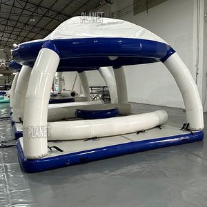 Tente gonflable d'île de plate-forme de dock flottant gonflable de <span class=keywords><strong>parc</strong></span> <span class=keywords><strong>aquatique</strong></span> de vente entière pour <span class=keywords><strong>la</strong></span> location - Product Image 4