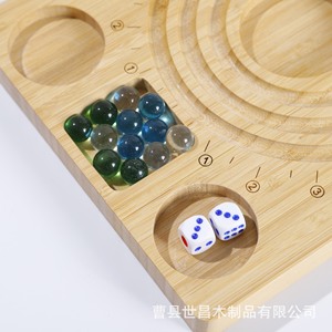 Planche à perles en bois massif, présentoir de rangement pour bijoux, pour organiser bracelets, colliers et chaînes de cheville, 35x28,5 cm - Product Image 5