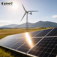 Éolienne à haute efficacité de 5 kW avec contrôle de l'orientation des pales, petite éolienne