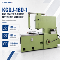 Máquina de punzonado CNC de garganta profunda CTECHNO para laminaciones de estator y rotor, con servoindexación para la fabricación de núcleos de motor