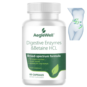 Aeglewell OEM Complément d'enzymes digestives végétales naturelles pour équilibrer la <span class=keywords><strong>flore</strong></span> <span class=keywords><strong>intestinale</strong></span> et <span class=keywords><strong>améliorer</strong></span> la santé digestive - Product Image 1