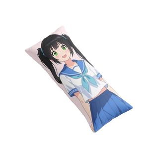Индивидуальная наволочка для тела Аниме Dakimakura, однотонная и мультяшная с рисунком, для дома или отеля, подушка для постельного белья на молнии - Product Image 1