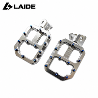 Repose-pieds larges antidérapants en aluminium CNC avec logo laser pour Talaria XXX X3 MX3 MX4, pièces de mise à niveau pour moto électrique tout-terrain