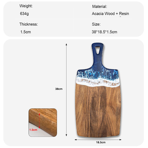 Joywave Nhà Máy Bán Buôn Bằng Gỗ Thớt Hội Đồng Quản Trị Nhà Bếp Butcher Khối Keo Phục Vụ Hội Đồng Quản Trị Gỗ Cắt Hội Đồng Quản Trị Với Nhựa - Product Image 6